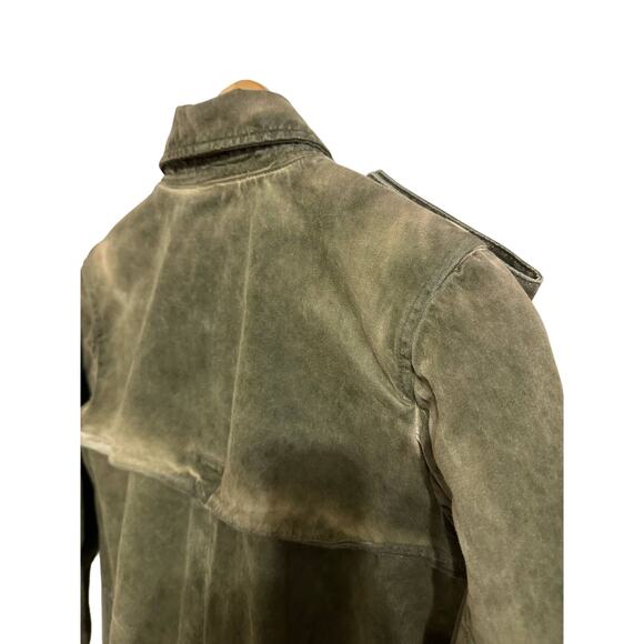 Golden Goose women's olive green cotton utility jacket size Small NEW‎ - Picture 8 of 9